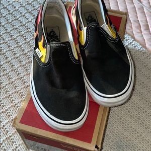 Flaming vans